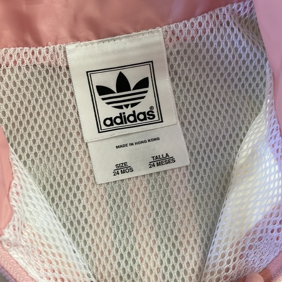 Adidas pink girl suit matching set NWOT - Picture 4 of 6